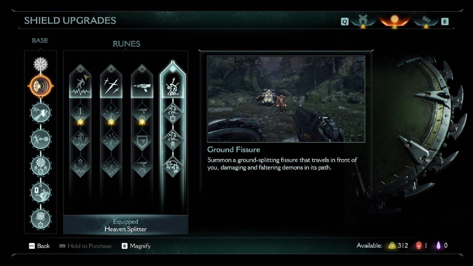 Upgrade Runes by interacting with the Sentinel Shrine (Image via Sportskeeda Gaming || Bethesda Softworks)